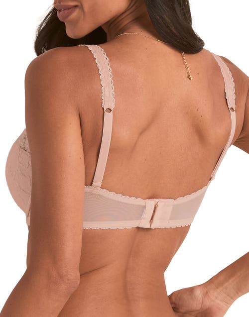 Adore Me Alexiane Push Up Balconette Bra In Pink