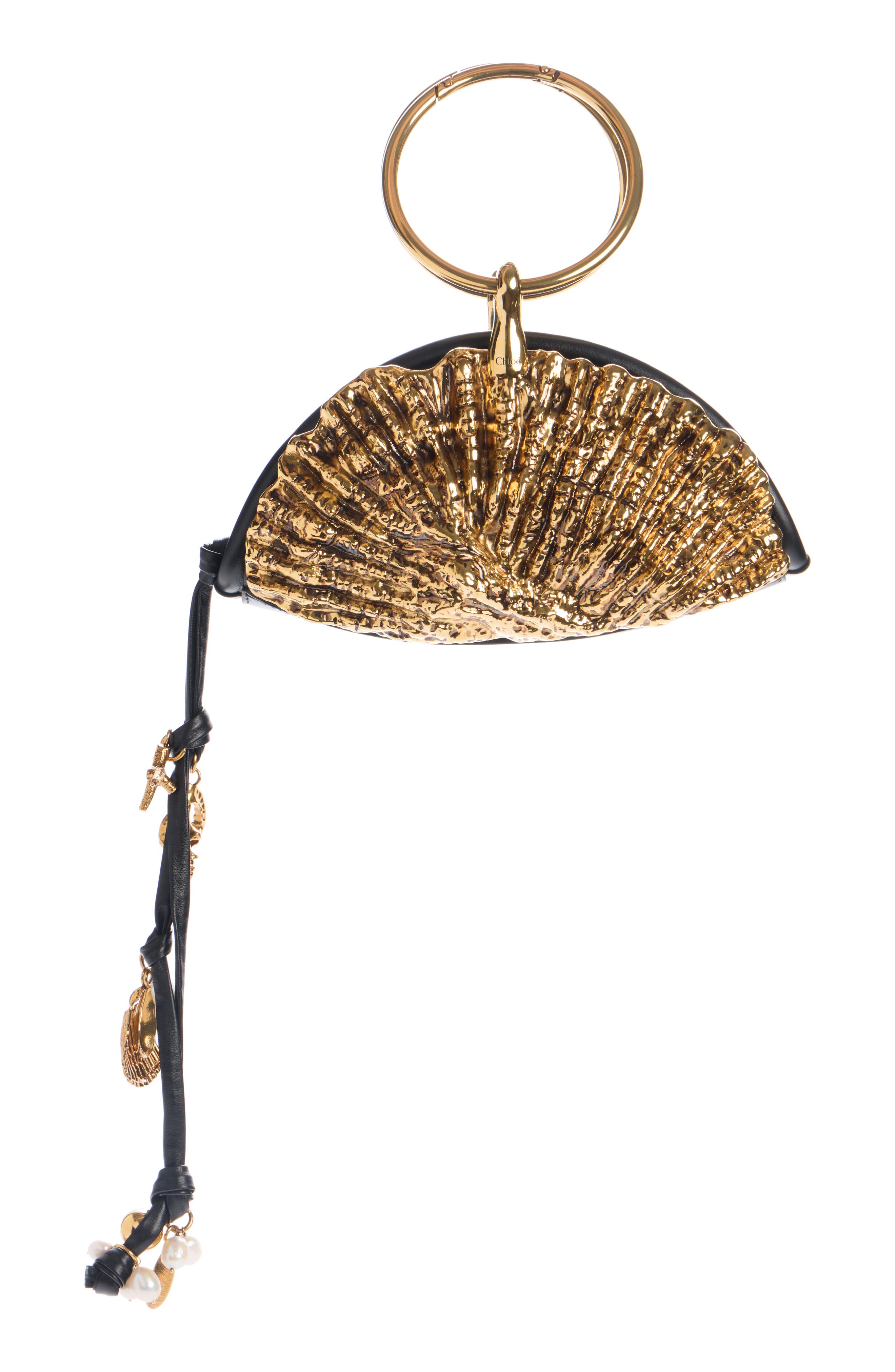 Chloé Sea Treasures Shell Clutch, Main, color, 