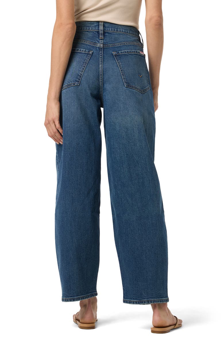 Hudson Jeans High Waist Ankle Barrel Leg Jeans, Alternate, color, Fergana