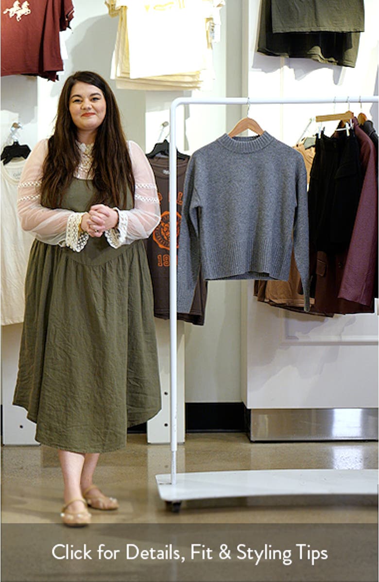 Andi Mock Neck Merino Wool & Cashmere Sweater, sales video thumbnail