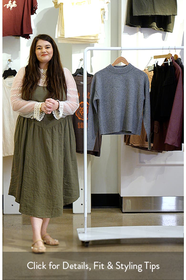 Andi Mock Neck Merino Wool & Cashmere Sweater video
