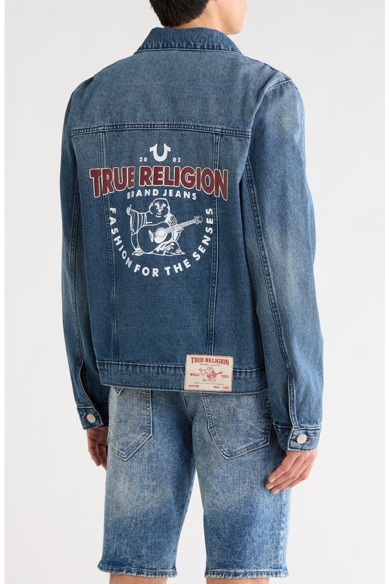 Jessie Denim Trucker Jacket, Alternate, color, MEDIUM BLUE QUARTZ