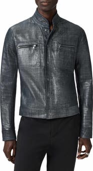 John Varvatos Reversible Leather Jacket