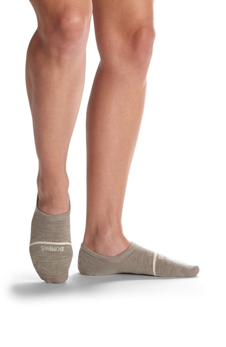 Bombas Lightweight Merino Wool Blend No-Show Socks, Alternate, color,