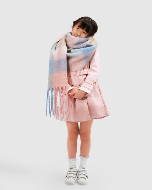 Belle & Bloom Miss Sunshine Trench Coat In Blush Pink