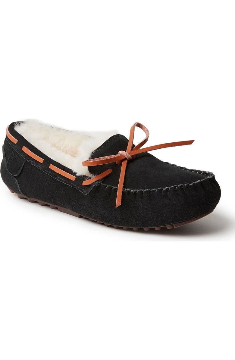 FIRESIDE BY DEARFOAMS Victoria Genuine Shearling Lined Slipper, Main, color,