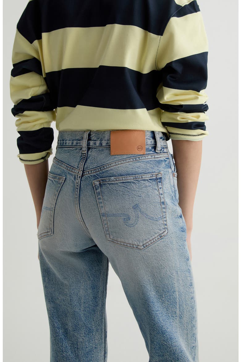 Sydney High Waist Relaxed Straight Leg Jeans, Alternate, color, 17 YEARS FORLORN