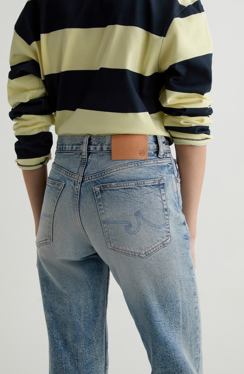AG Sydney High Waist Relaxed Straight Leg Jeans, Alternate, color, 17 Years Forlorn