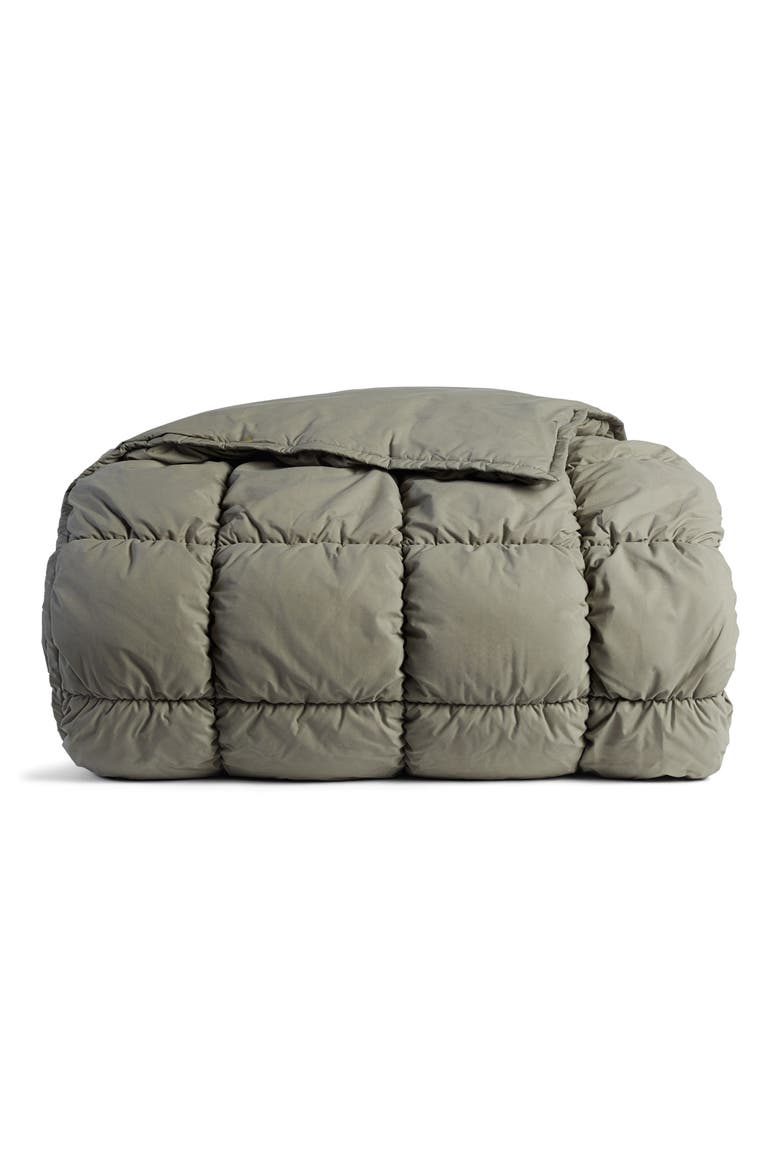 Cozy Quilted Organic Cotton Comforter (Nordstrom Exclusive), Main, color, MOSS
