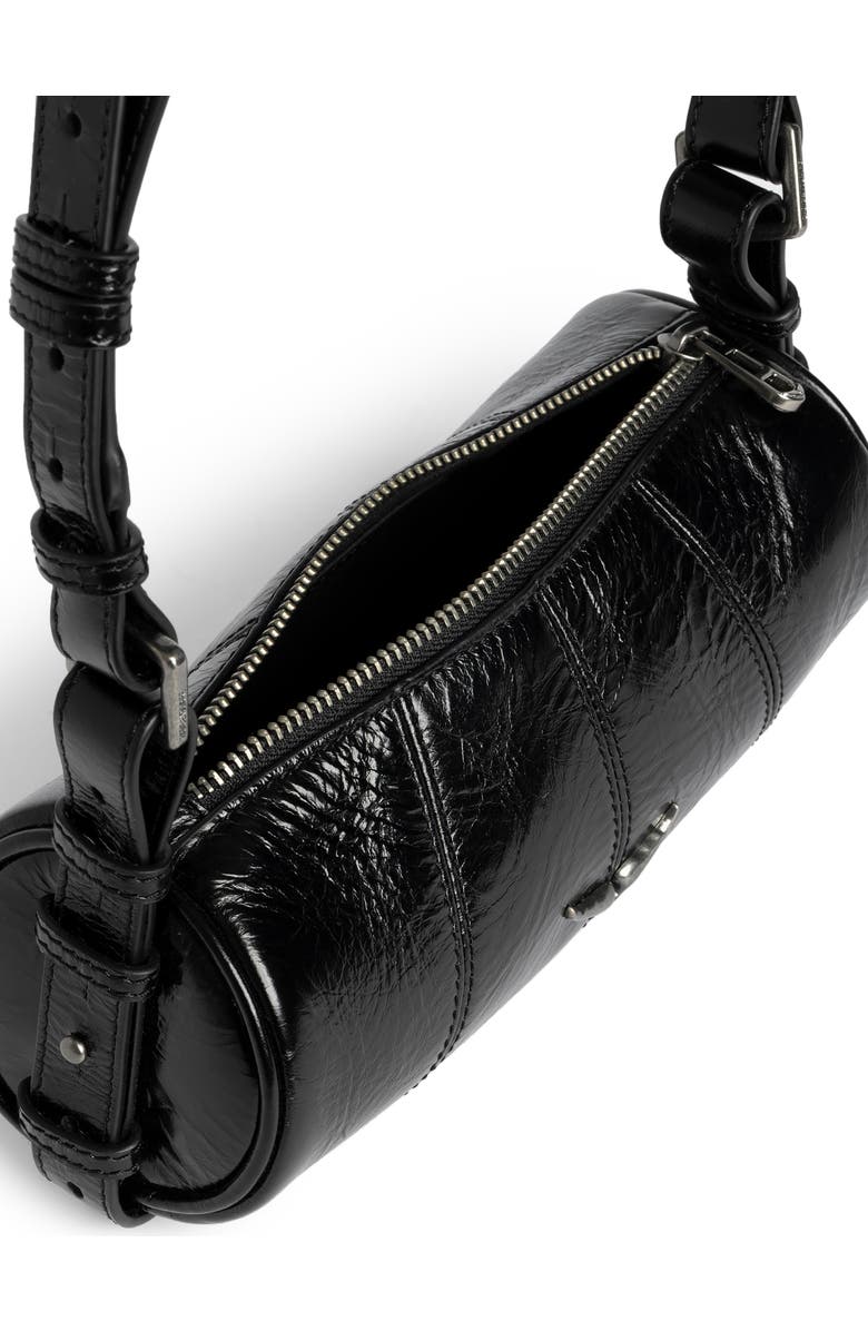 Zadig & Voltaire Le Roudoudou Patent Leather Shoulder Bag, Alternate, color,