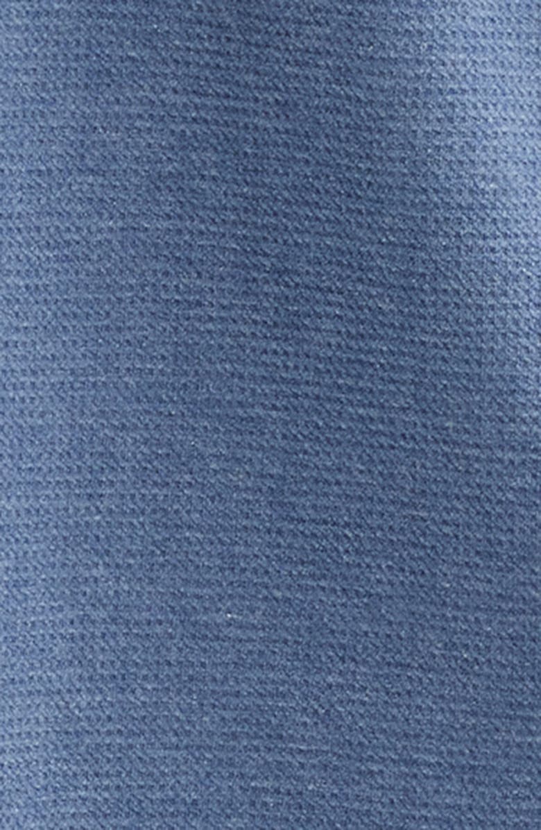 Majestic International Coastal Heather Shawl Collar Cotton Robe, Alternate, color, Heather Blue