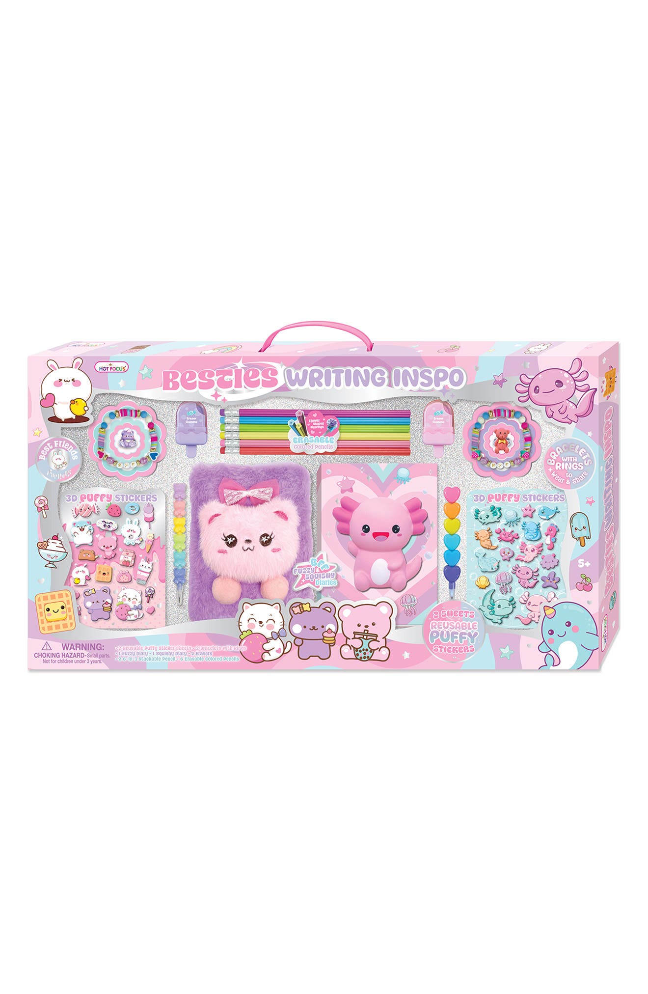 HOT FOCUS Kids' Besties Writing Inspo Critter Set