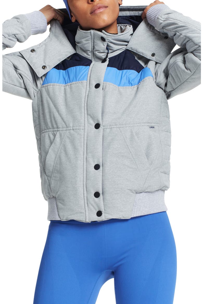 Winterbreaker Puffer Jacket, Main, color, GREY MARL