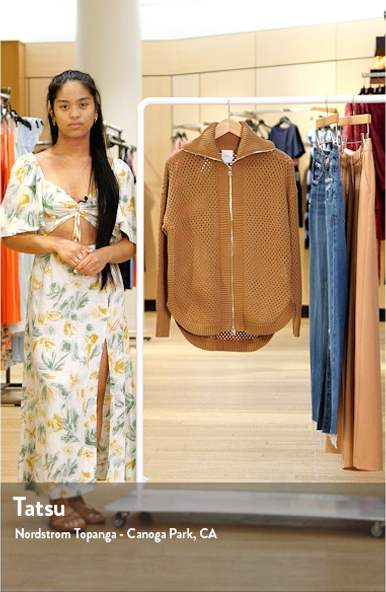 Finn Longline Knit Jacket, sales video thumbnail