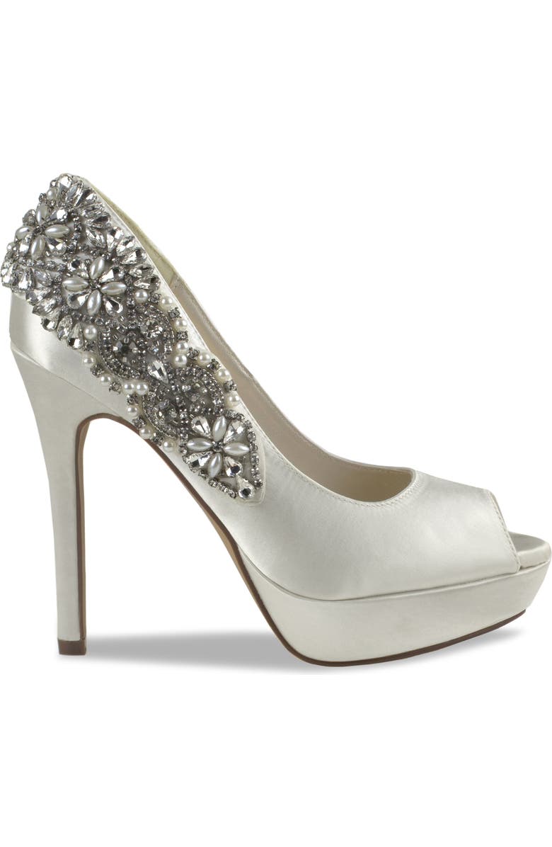 Paradox London Pink Indulgence Embellished Pump, Alternate, color, Ivory