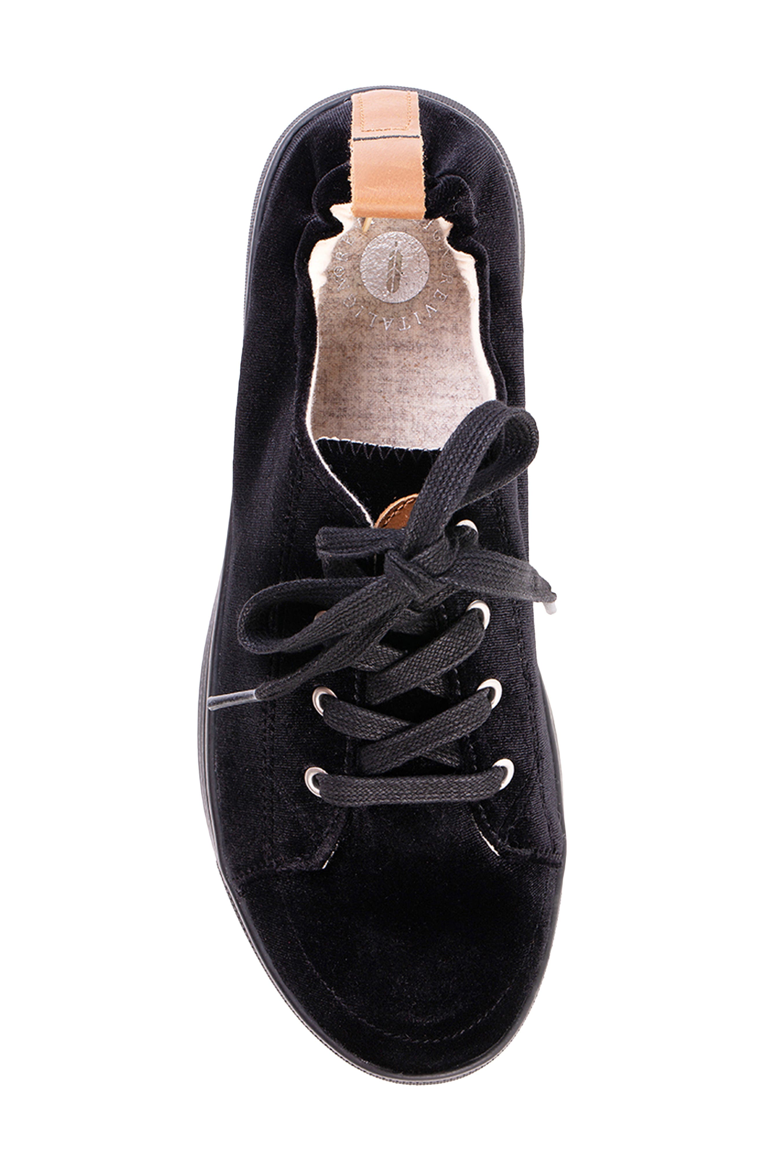 Santa Clara Betta Sneaker, Alternate, color, BLACK