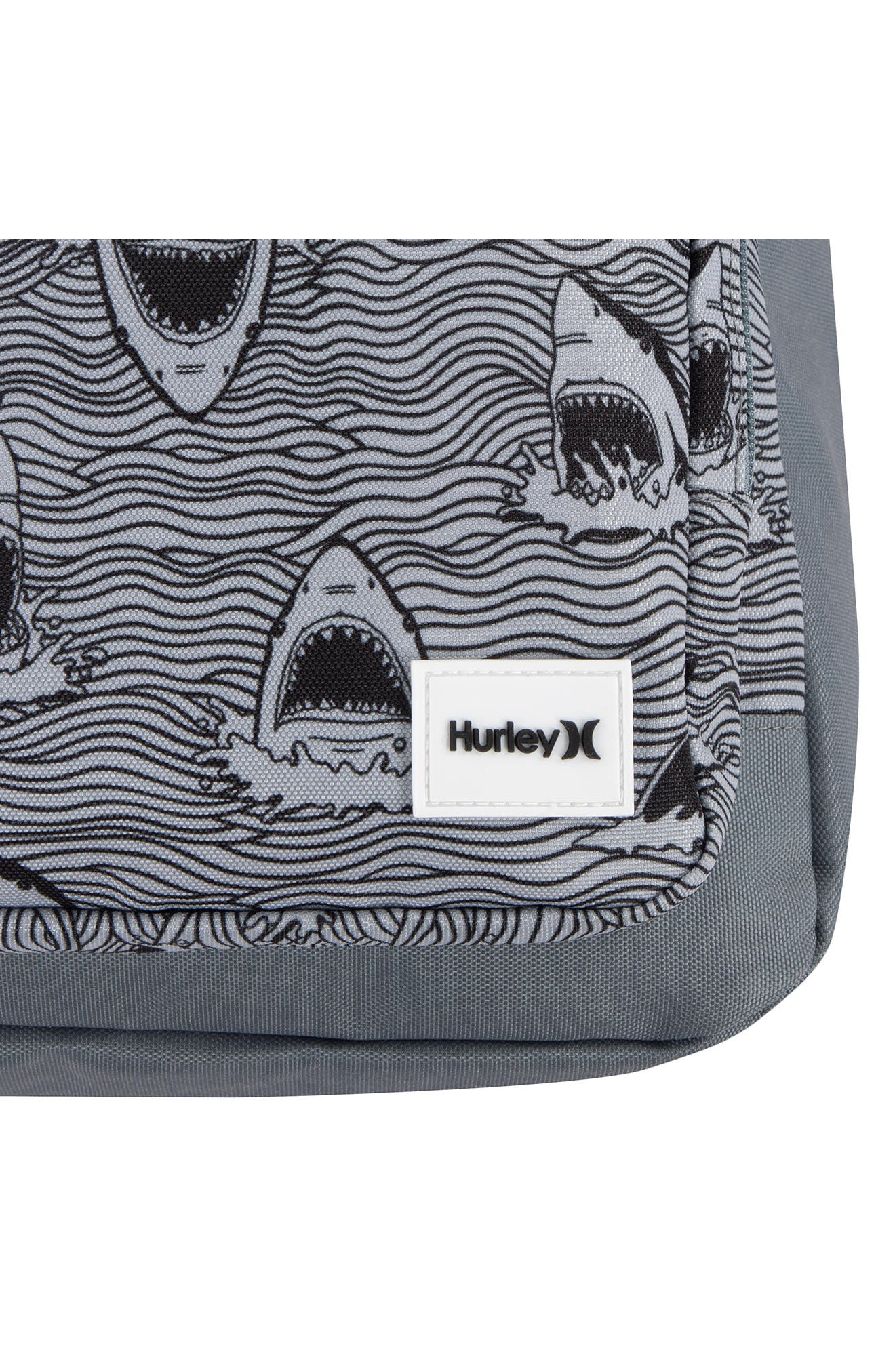 Hurley Kids' Shoreline Backpack, Alternate, color, Grey/ Black