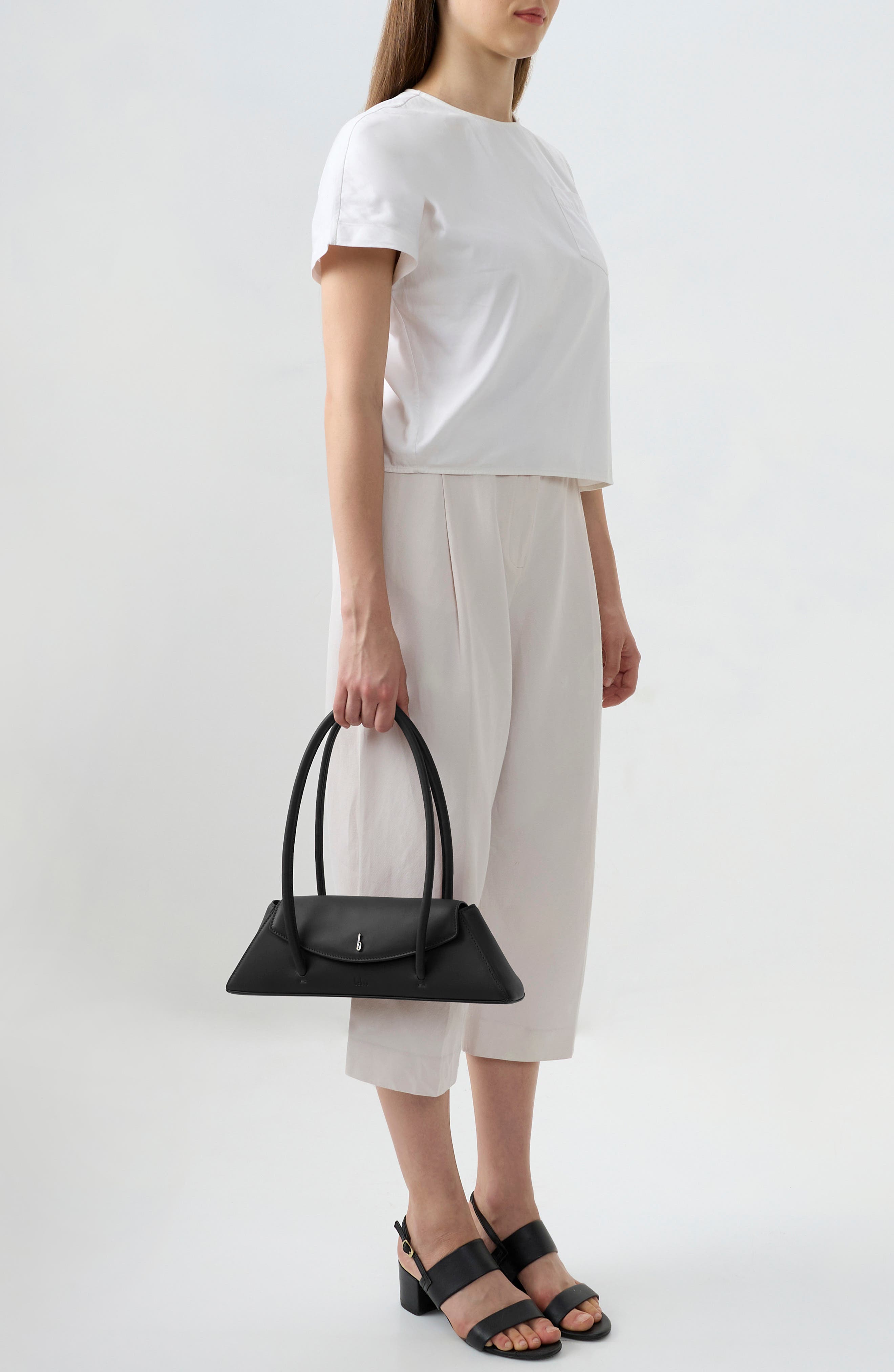 behno Diana Leather Shoulder Bag, Alternate, color, 