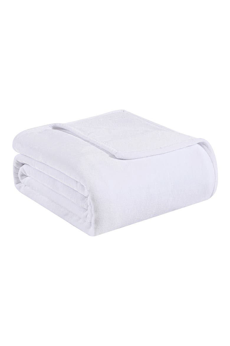 Ultra Soft Plush Throw Blanket, Main, color, WHITE
