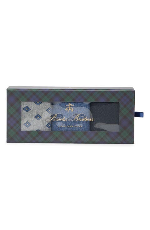 3-Pack Neat Crew Socks