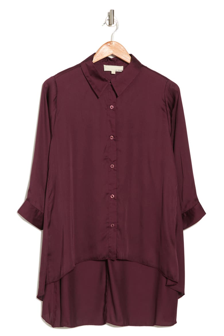 Louisiana High/Low Blouse, Alternate, color, PORT ROYALE