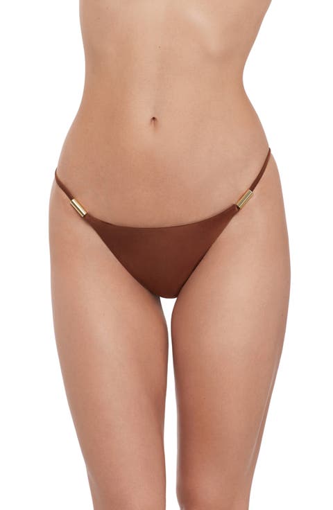 Beaded Strap Bikini Bottoms
