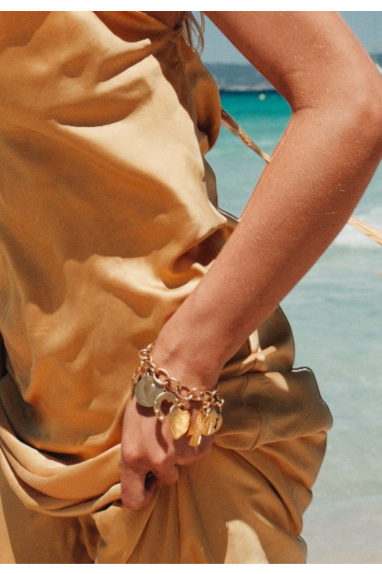 Rooney Bracelet, Alternate, color, Gold