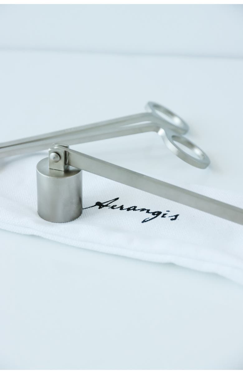 Aerangis Signature Stainless Steel Candle Snuffer, Main, color, Silver