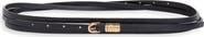 Good American Skinny Faux Leather Belt