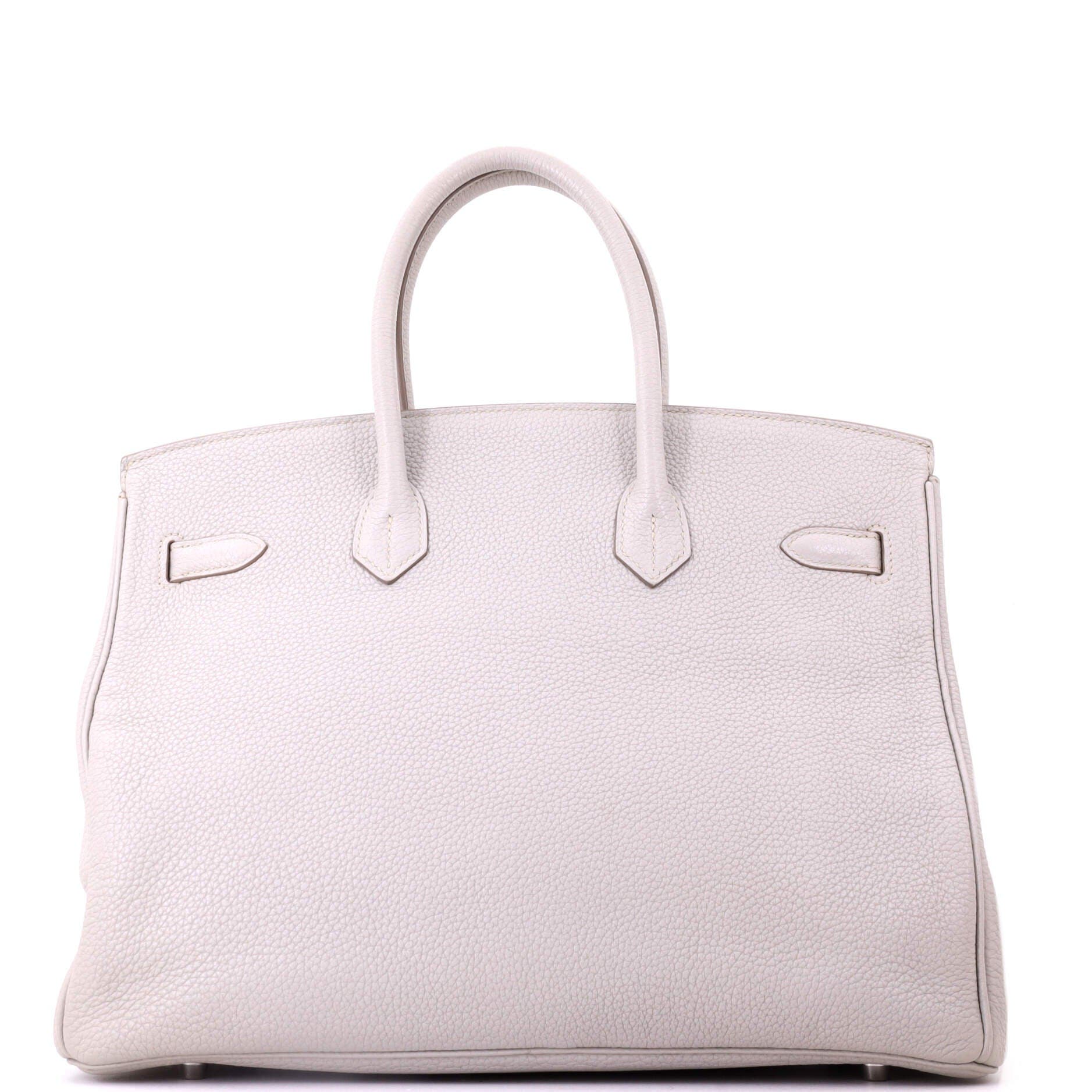Pre-Owned Hermes Birkin Handbag Grey Togo with Palladium Hardware 35, Alternate, color, Gris Perle