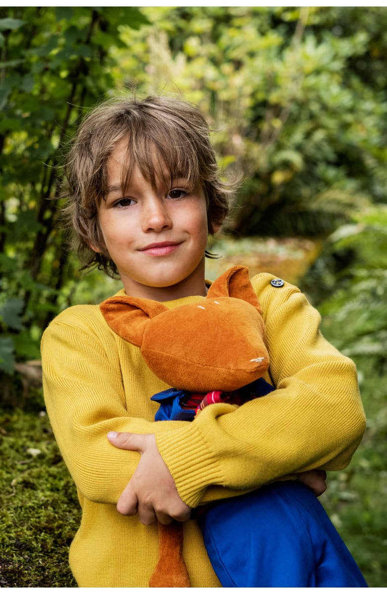 ADADA Arthus, the fox stuffed animal with sailor shirt, Alternate, color, Rust