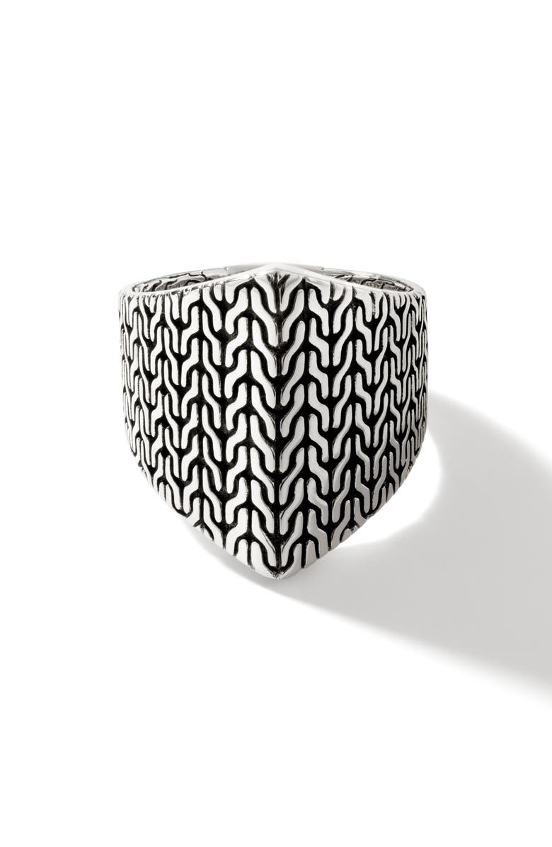 John Hardy Classic Chain Saddle Ring, Main, color, 