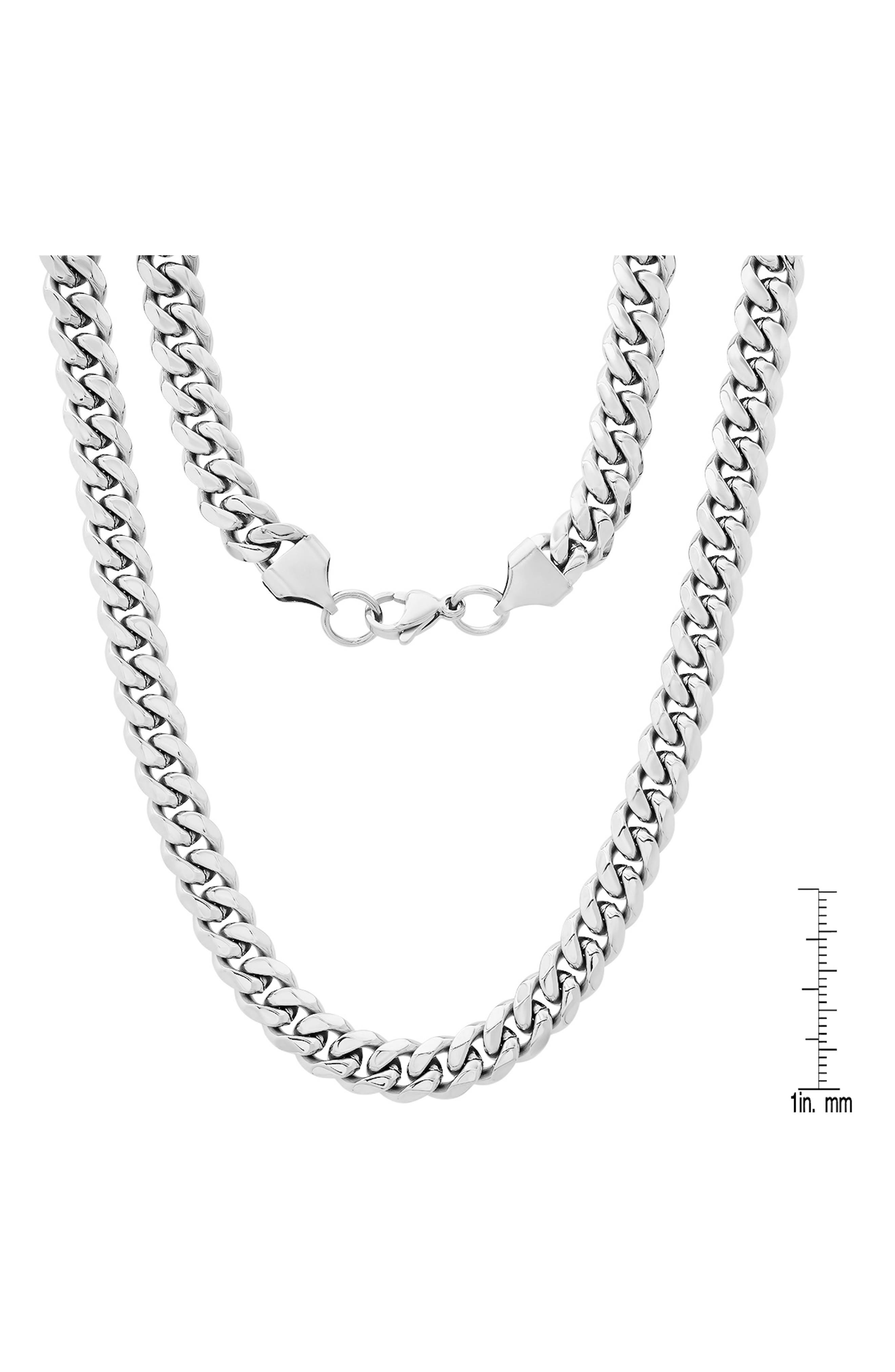 HMY JEWELRY Cuban Link Necklace (Men) | Nordstromrack