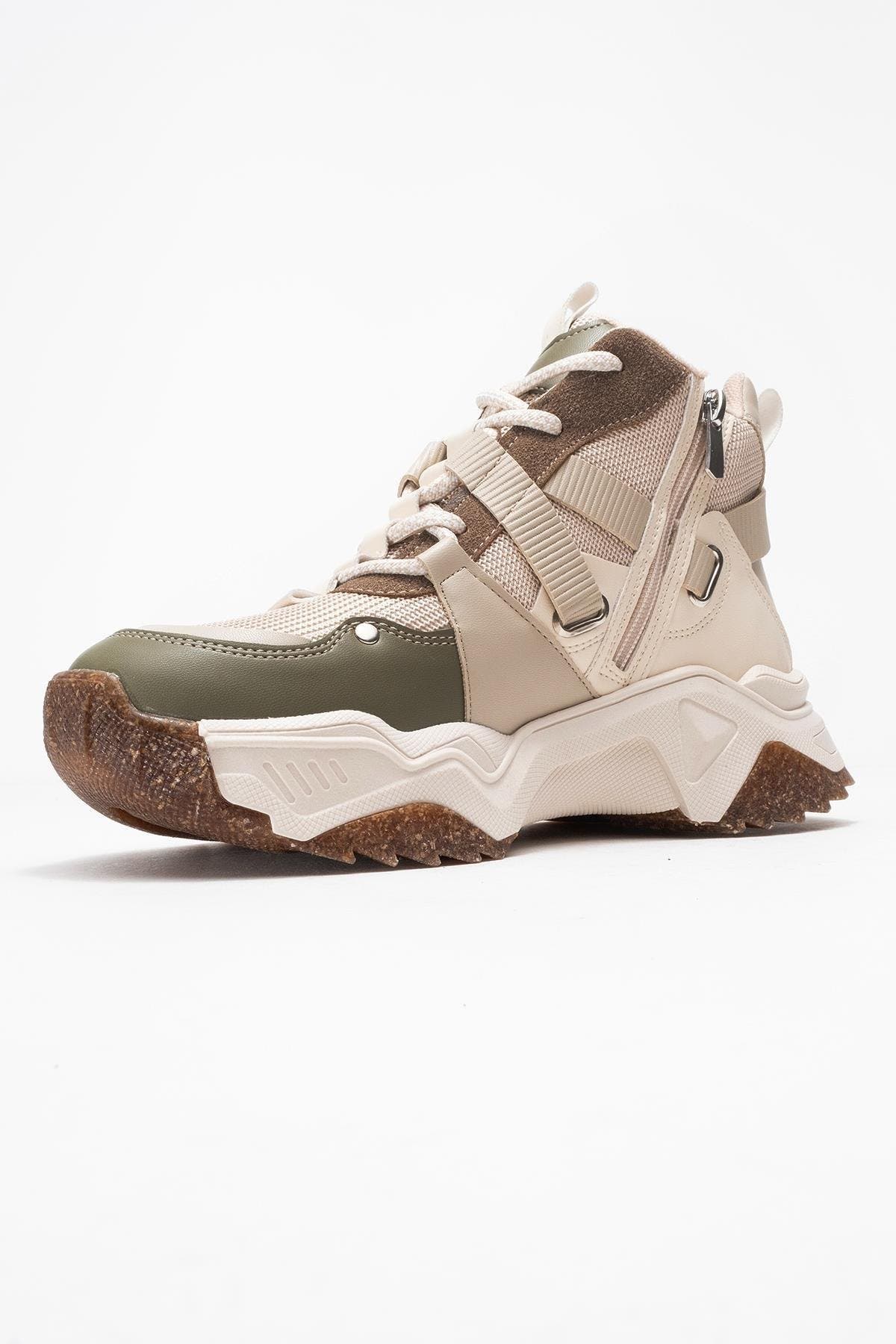 Seraphine Sport Boot, Alternate, color, Beige Green Faux Leather