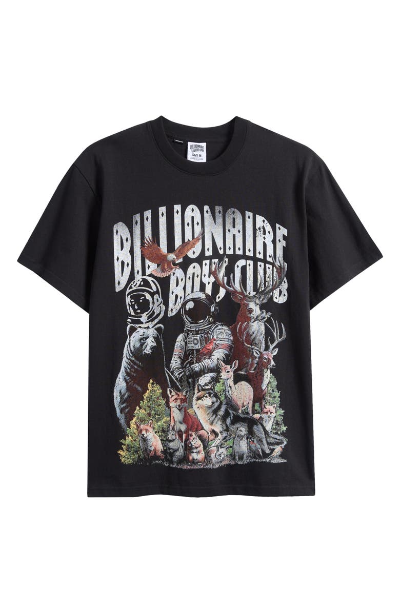 Billionaire Boys Club Smokey Short Sleeve Logo Graphic T-Shirt, Main, color, Black