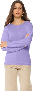 Monticelli Cashmere Ultralight Cashmere Raglan Crew Neck Sweater