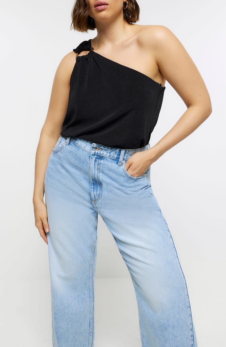 River Island '90s Straight Leg Jeans, Alternate, color,