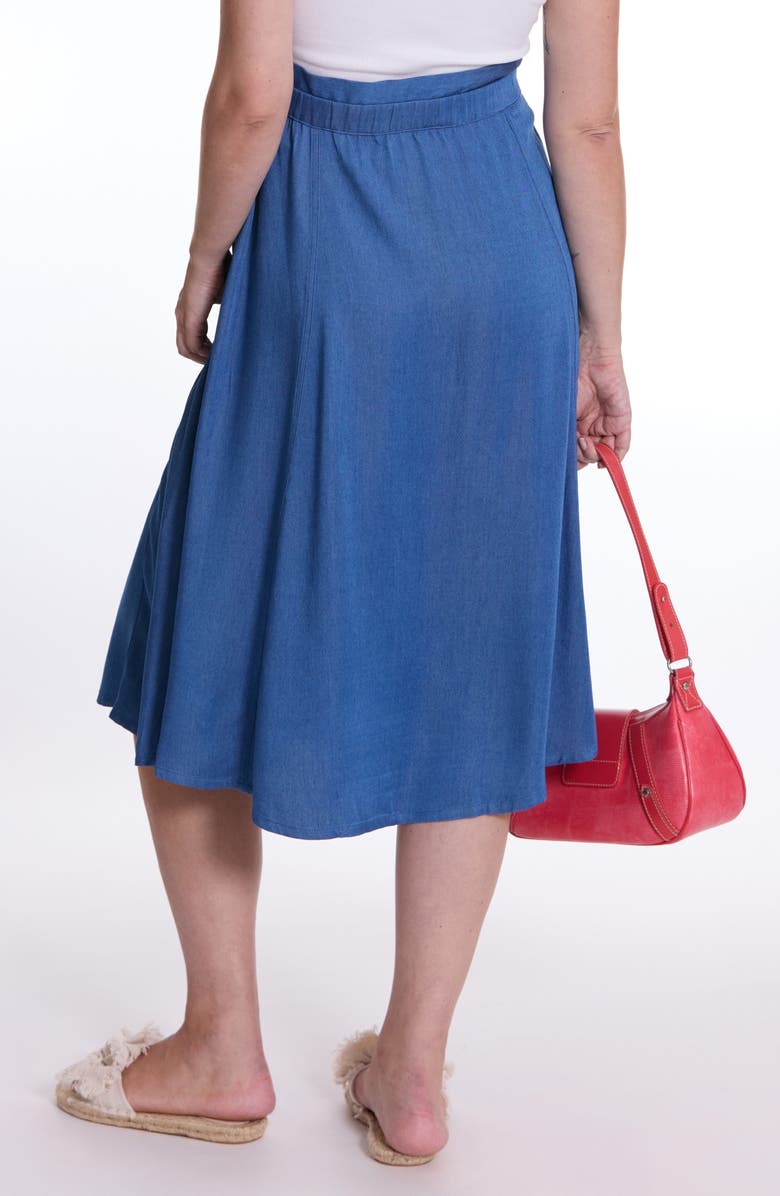 Cache Coeur Dallas Chambray Maternity Skirt, Alternate, color, 