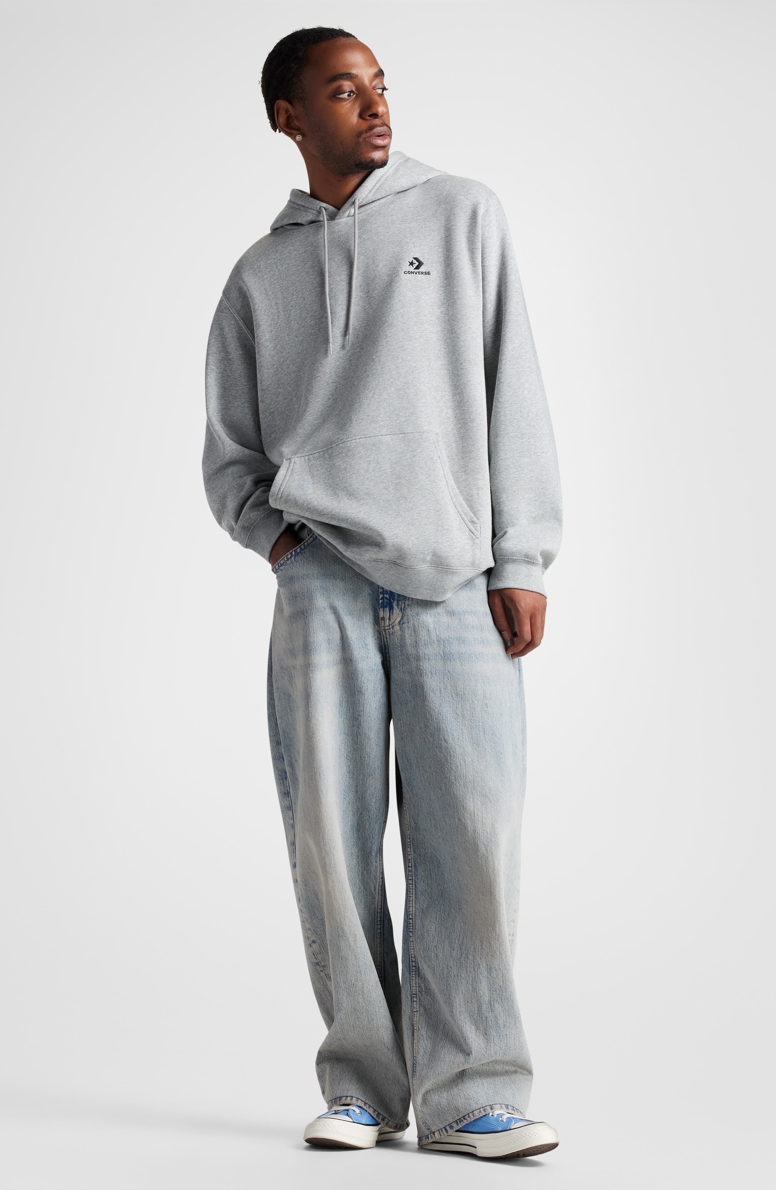 Converse Gender Inclusive Chuck 70 High Top Sneaker, Alternate, color, Open Sky/ Egret/ Black