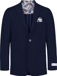 Robert Graham Harston Tailored Fit Navy Seersucker Sport Coat