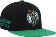 Mitchell & Ness Men's Mitchell & Ness Black/Green Boston Celtics Side Core 2.0 Snapback Hat