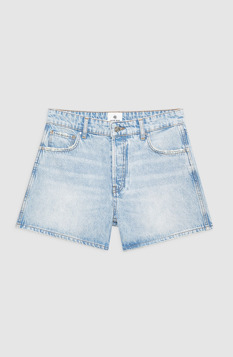 ANINE BING Dalton Short, Alternate, color, Bleached Blue