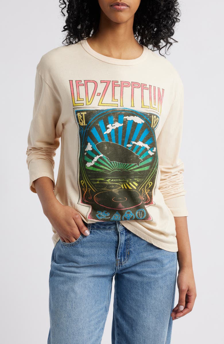 Daydreamer Led Zeppelin Reflections Cotton Graphic T-Shirt, Main, color,
