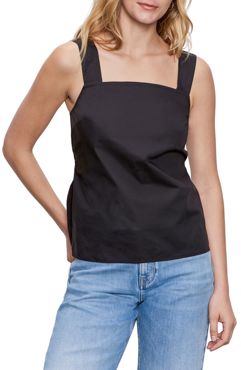 Sanctuary Desert Cotton Poplin Tank, Main, color, Black