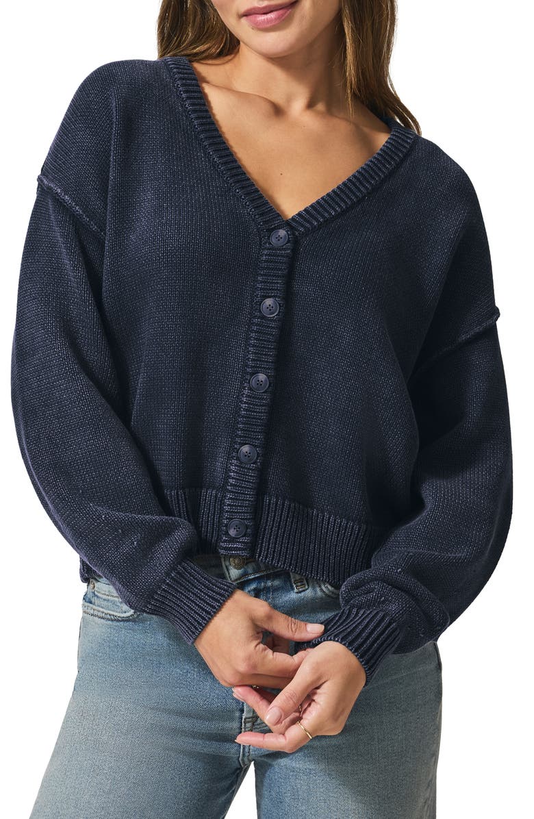 Splendid Jayda Cardigan, Main, color, Navy