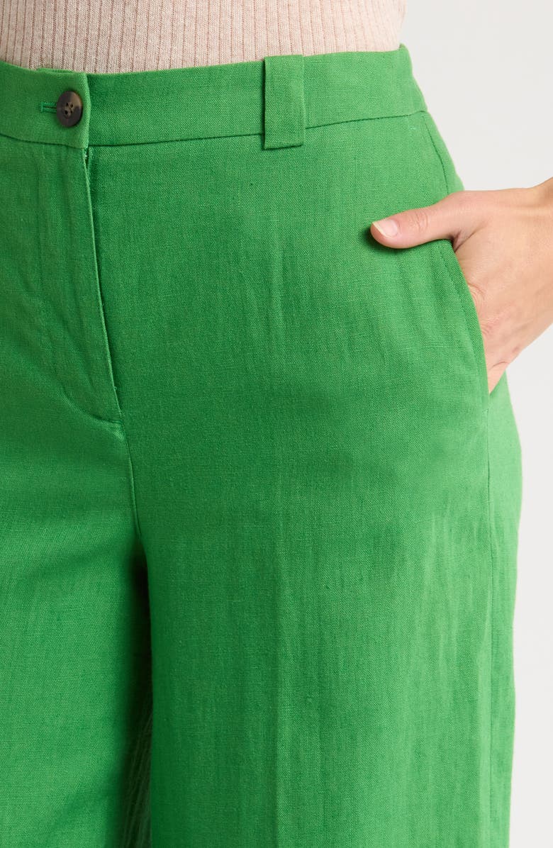 Boden Westbourne Linen Pants, Alternate, color, Green