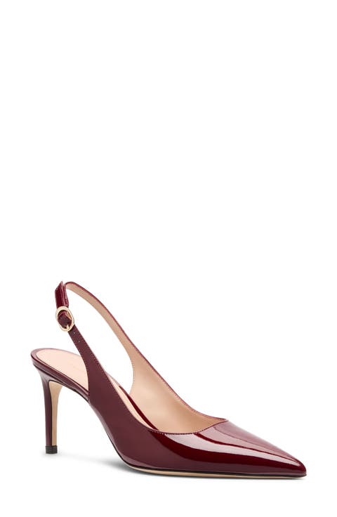 Stuart Power 75 Pointed Toe Slingback Pump