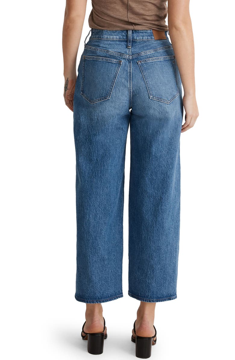 Madewell The Curvy Perfect Vintage Wide Leg Crop Jeans, Alternate, color, 