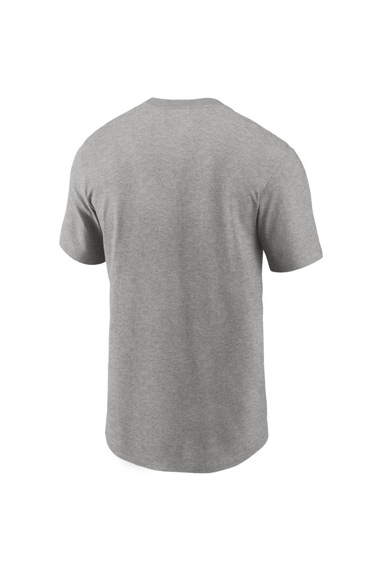 Men's Nike Heathered Gray Kansas City Chiefs Primary Logo T-Shirt, Alternate, color, Heather Gray