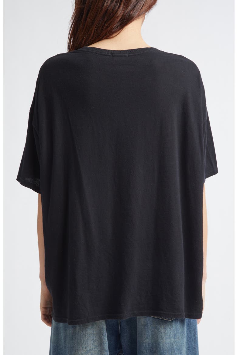 Relaxed Almost Famous Cotton & Cashmere Graphic T-Shirt, Alternate, color, BLACK